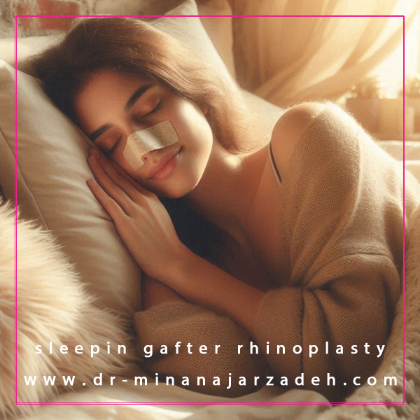 خوابیدن بعد از عمل بینی + دکتر مینا نجارزاده